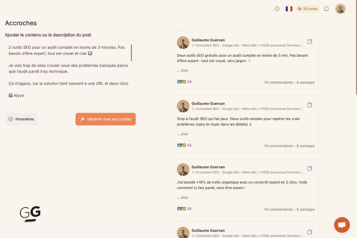 Générer des hooks qui donnent envie de lire