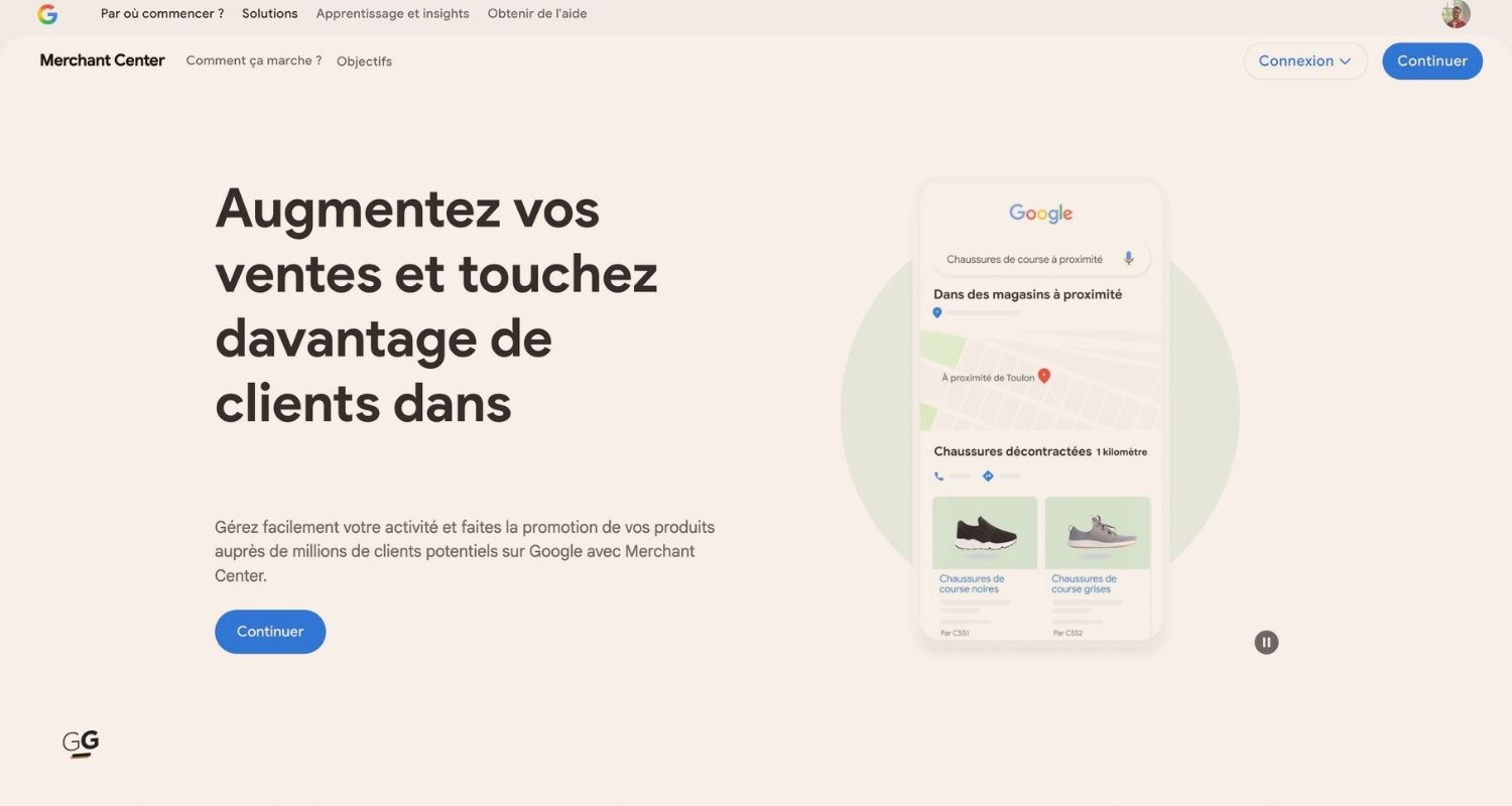 Étape 1 : Créer ton compte Google Merchant Center