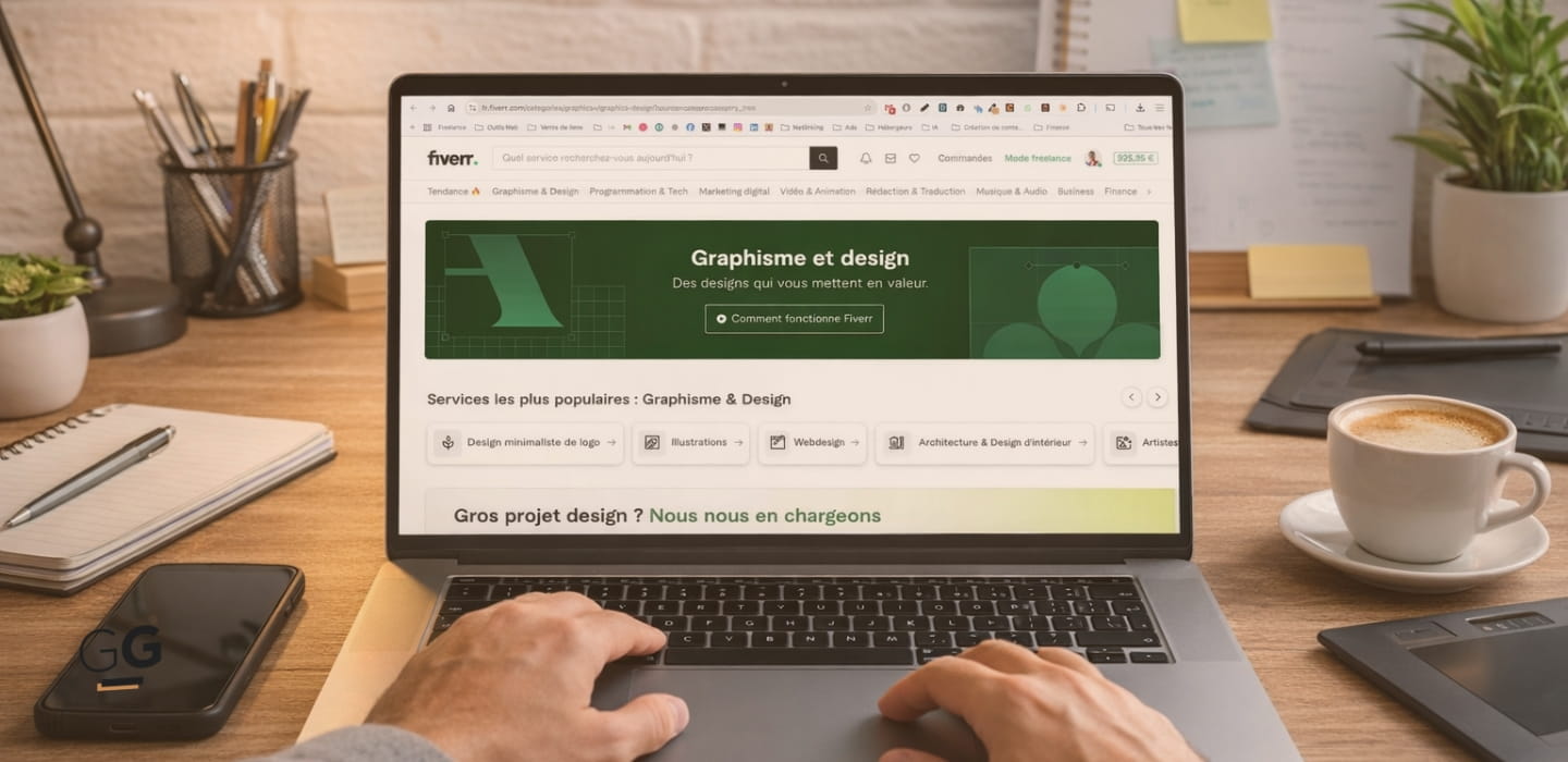 Graphiste Fiverr : trouver le bon freelance en 2026 🎨