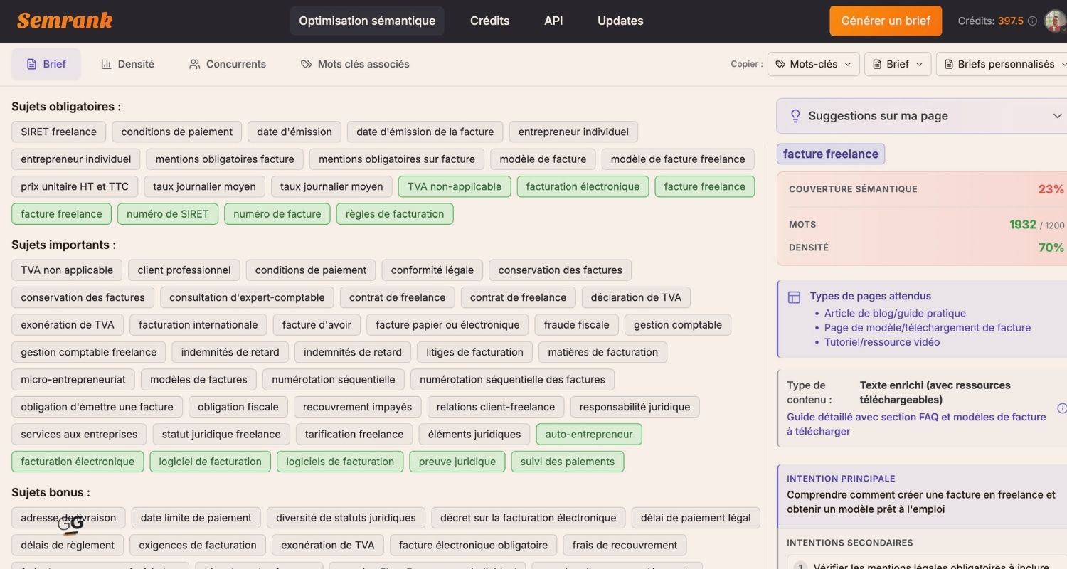 Analyse des termes et du champ lexical