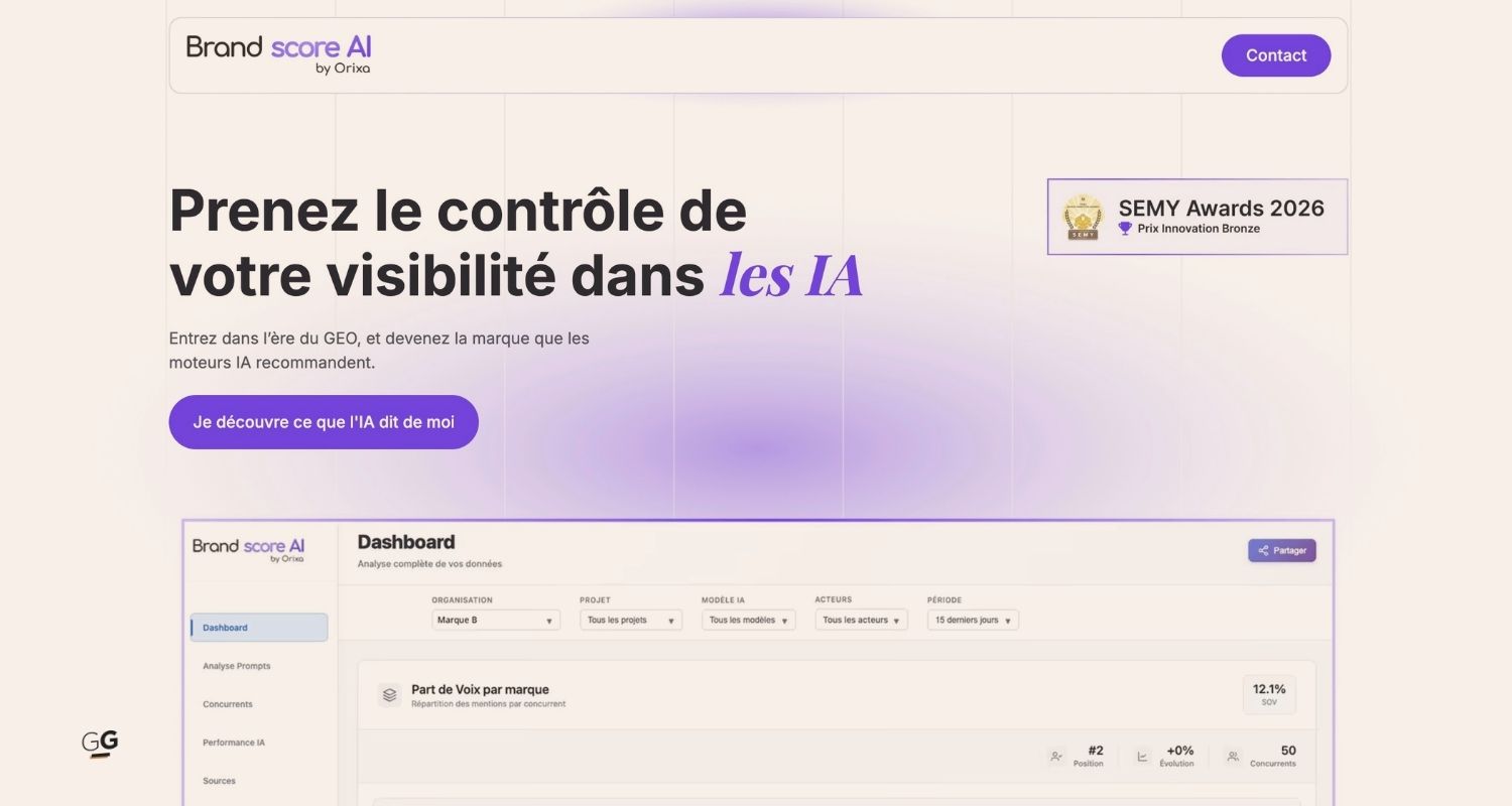 Brand Score AI : un outil pour analyser votre présence dans les réponses IA
