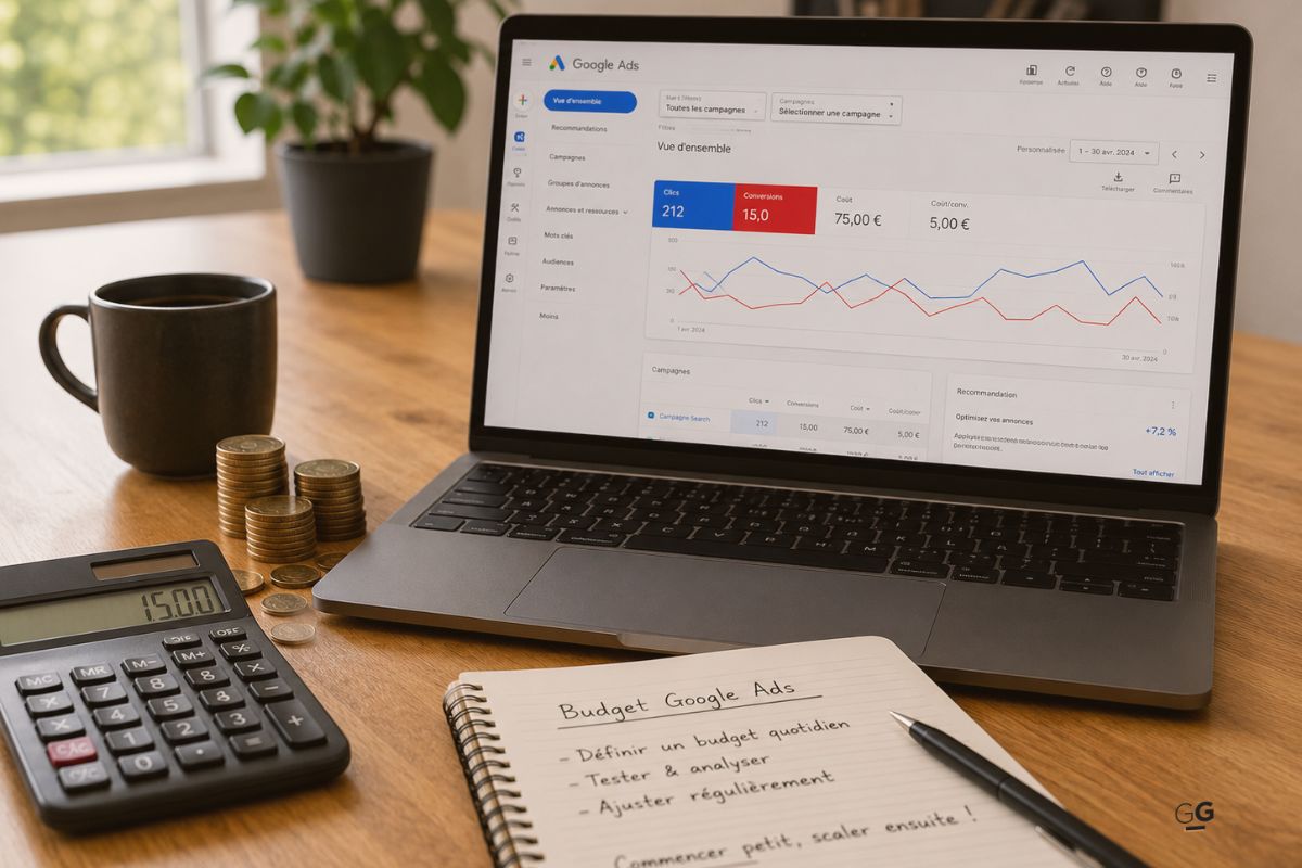 Commencer avec un budget Google Ads réaliste