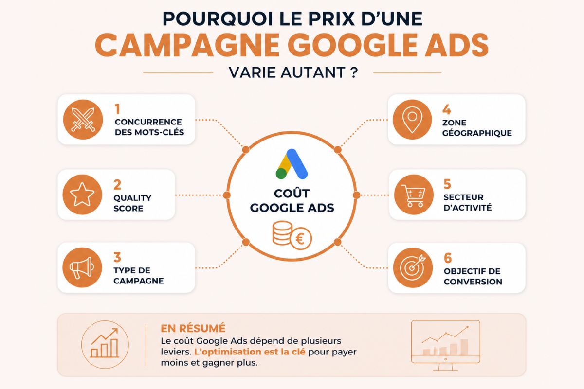 Pourquoi le prix d’une campagne Google Ads varie autant ?