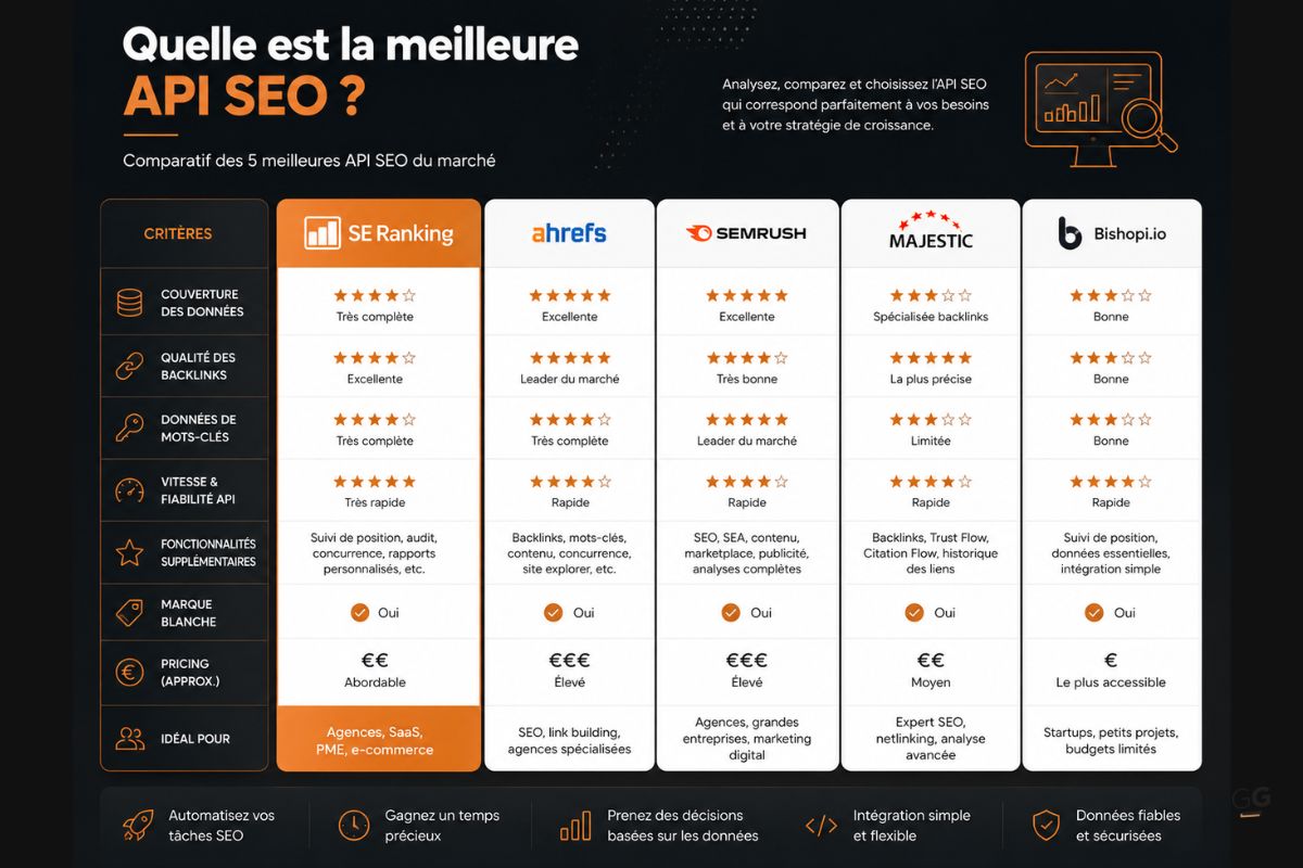 Quelle est la meilleure API SEO ?
