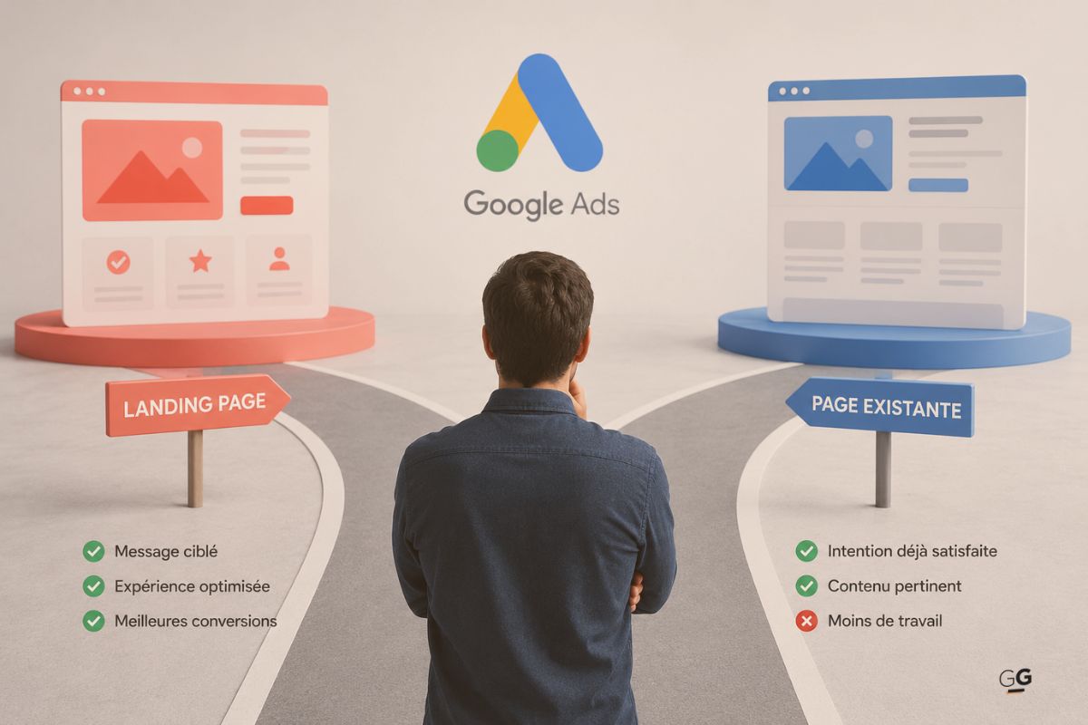 Faut-il toujours utiliser une landing page avec Google Ads ?