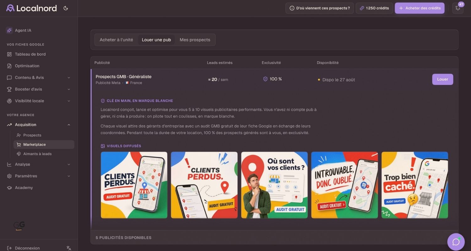 Louer des campagnes publicitaires