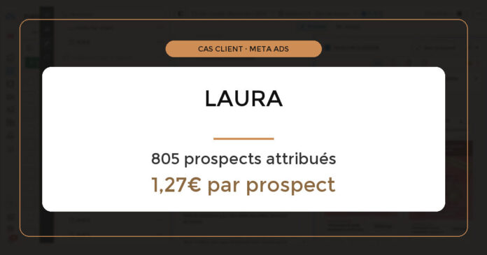 Cas client : 805 prospects attribués avec Meta Ads